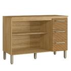 Balcão De Pia 120 Cm 2 Portas Sem Tampo Freijó