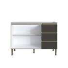 Balcão De Pia 120cm 02 Portas E 03 Gavetas 1204 Genialflex -