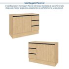 Balcão De Pia 120cm Com Tampo Nara Cabecasa Madeiraoriginals