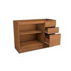 Balcão De Pia 2 Portas Cozinha Ciela Canela