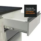Balcão De Pia Armário De Cozinha 100% Mdf 120 Cm 3 Portas E 2