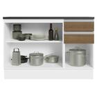 Balcão De Pia Armário De Cozinha 100% Mdf 120 Cm 3 Portas E 2