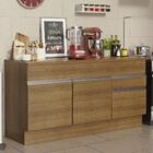 Balcão De Pia Armário De Cozinha 150 Cm 2 Portas E 2 Gavetas