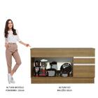 Balcão De Pia Armário De Cozinha 150 Cm 2 Portas E 2 Gavetas