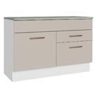 Balcão De Pia Armário De Cozinha 1 Porta E 2 Gavetas (com Tam