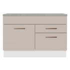 Balcão De Pia Armário De Cozinha 1 Porta E 2 Gavetas (com Tam