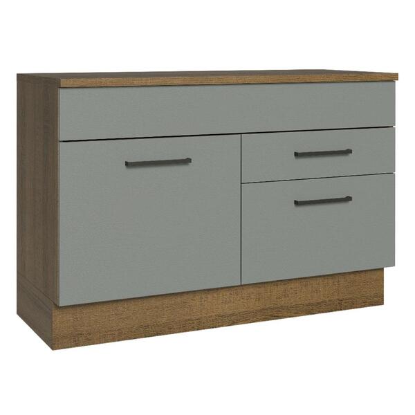 Balcão De Pia Armário De Cozinha 1 Porta E 2 Gavetas (com Tam