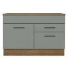 Balcão De Pia Armário De Cozinha 1 Porta E 2 Gavetas (com Tam