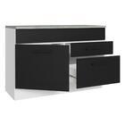 Balcão De Pia Armário De Cozinha 1 Porta E 2 Gavetas (com Tam