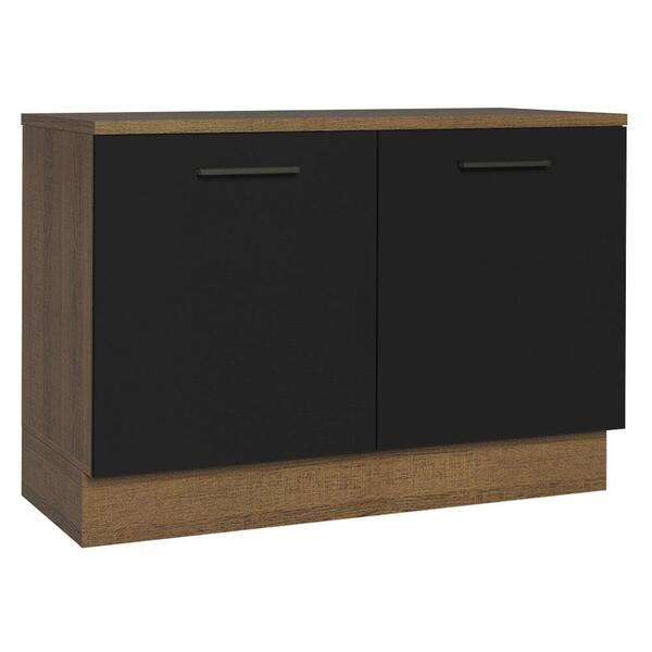 Balcão De Pia Armário De Cozinha 2 Portas (com Tampo) Rustc A