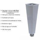 Balcão De Pia Cozinha 120cm Armário Gabinete Morgana Hanover