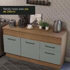 Balcão De Pia Cozinha 150 Cm 2 Portas E 2 Gavetas (com Tampo)