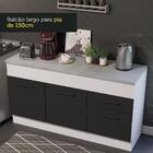 Balcão De Pia Cozinha 150 Cm 2 Portas E 2 Gavetas (com Tampo)