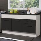 Balcão De Pia Cozinha 150 Cm 2 Portas E 2 Gavetas (sem Tampo