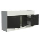 Balcão De Pia Cozinha 150 Cm 2 Portas E 2 Gavetas (sem Tampo