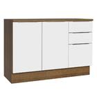 Balcão De Pia Cozinha 2 Portas E 3 Gavetas (com Tampo) Rustic