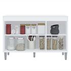 Balcão De Pia Cozinha Manu 120cm Branco 1889 Sem Tampo