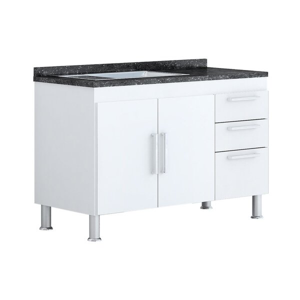 Balcão De Pia Gêmeos 1,20 - Branco