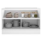 Balcão De Pia Madesa Stella 2 Portas - Branco/rustic