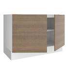 Balcão De Pia Madesa Stella 2 Portas - Branco/rustic