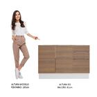 Balcão De Pia Madesa Stella 2 Portas E 3 Gavetas - Branco/rus