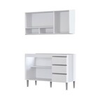 Balcão De Pia Tampo + Armário Aéreo Athena Itaúba - Irm