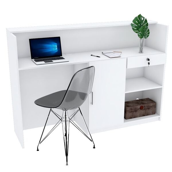 Balcão De Recepção Atendente Com Porta M469.b (loja, Caixa)