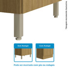 Balcão Diagonal 74cm 1 Porta Elegance Luciane Móveis