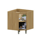 Balcão Diagonal 74cm 1 Porta Elegance Luciane Móveis