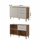 Balcão Divina 120 Cm Para Cozinha Com 2 Portas E 2 Gavetas