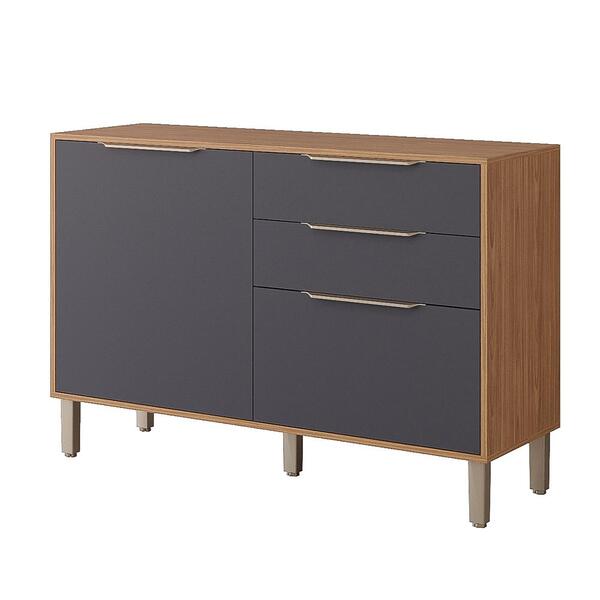 Balcão Divina 120 Cm Para Cozinha Com 2 Portas E 2 Gavetas