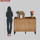 Balcão Duplo Para Cozinha 2 Portas Lazuli Amendola Touch