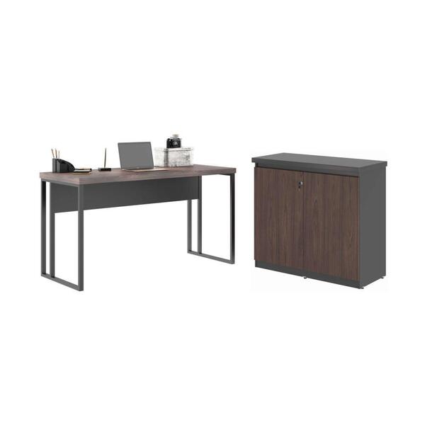 Balcão E Mesa 1.2 Iguaçu Freijó Preto