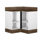 Balcão Em Aço Cozinha Canto 2 Portas E Rodapé Exclusive Itati