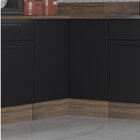 Balcão Em Aço De Cozinha Canto 2 Portas E Rodapé Exclusive It