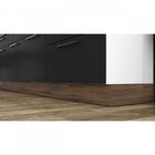 Balcão Em Aço De Cozinha Com Pia Inox 2 Portas E Rodapé Exclu