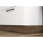 Balcão Em Aço De Cozinha Com Pia Inox 2 Portas E Rodapé Exclu