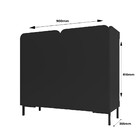 Balcão Em Mdp Com 2 Portas E 2 Prateleiras Brv Móveis