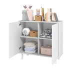 Balcão Em Mdp Com 2 Portas E 2 Prateleiras Brv Móveis