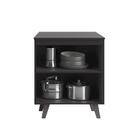 Balcão Emília Gabinete Armário Bancada Multiuso Com Tampo Coz