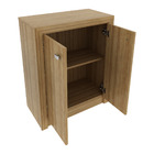 Balcão Escritório Com 2 Portas Multimóveis Cr25013 Amendoa