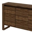 Balcão Escritório Com 3 Portas Multimóveis Cr25044 Nogal