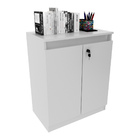 Balcão Escritório Com Chave Multimóveis Cr25046 Branco