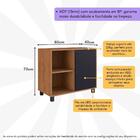 Balcão Escritório Com Porta Multimóveis Cr25272