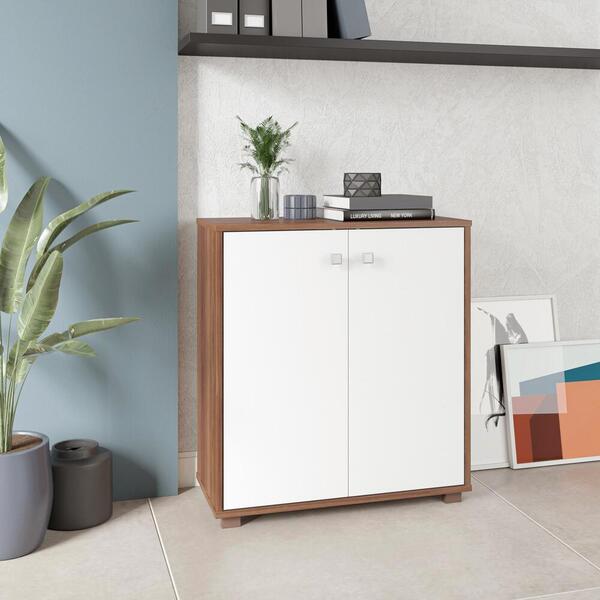 Balcão Escritório Multiuso 2 Portas Multimóveis Cr25072 Casta