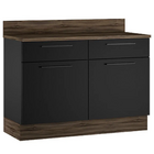 Balcão Exclusive 120cm 2 Portas 2 Gavetas Para Cozinha Itatia