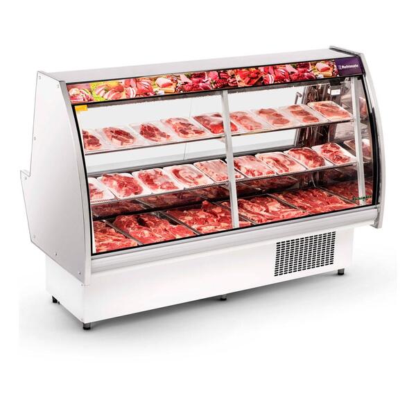 Balcão Expositor Açougue New Top 2 Prateleiras 2,00m Eantp 20