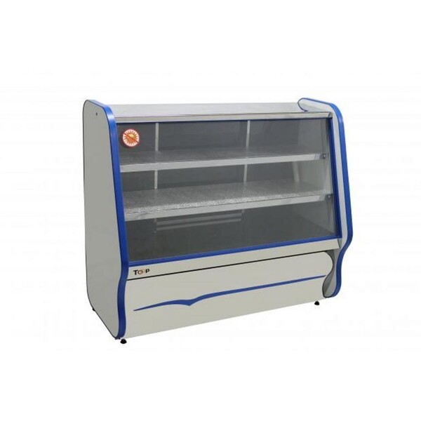 Balcão Expositor Refrigerado Top Tampo Inox 2 Placas 1,20 M 1