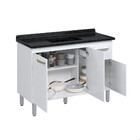 Balcão Flat De Cozinha Para Pia 3 Portas 1 Gaveta 1,16 Rorato