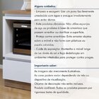Balcão Forno 1 Gaveta Com Rodapé 70 Cm 100% Mdf Rainha Branco
